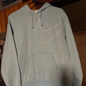 Light blue Nike hoodie